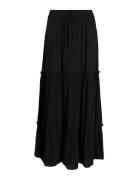 Vimesa Hw Maxi Skirt - Noos Langt Skjørt Black Vila