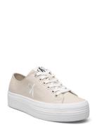 Vulc Flatform Essential Mono Lave Sneakers Beige Calvin Klein