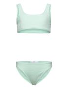 Textured Bikini Bikini Green Mango