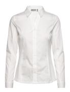 Frpastin 1 Shirt Tops Shirts Long-sleeved White Fransa