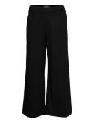 Lottie Wide Pant Bottoms Trousers Wide Leg Black Residus