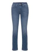 W. Perfect Straight Denim Bottoms Jeans Straight-regular Blue Svea