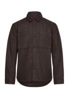 Sdtam Tops Overshirts Brown Solid