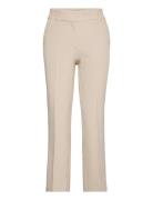 Clara Crop 396 Bottoms Trousers Flared Beige FIVEUNITS