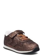 Reflex Glitter Infant Sport Sneakers Low-top Sneakers Brown Hummel