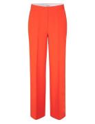 Nelli Pants Bottoms Trousers Straight Leg Orange Modström