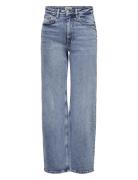 Onljuicy Hw Wide Leg Rea365 Noos Bottoms Jeans Wide Blue ONLY