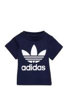 Trefoil Tee Sport T-shirts Short-sleeved Blue Adidas Originals