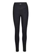 Overlap High Waist Tights Sport Running-training Tights Black Casall