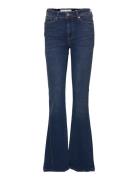 Albert Flare Wash Prato Bottoms Jeans Flares Blue Tomorrow