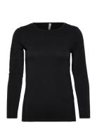 Sc-Marica Tops T-shirts & Tops Long-sleeved Black Soyaconcept