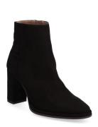 Ostro Shoes Boots Ankle Boots Ankle Boots With Heel Black Wonders