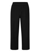 Kanaya Culotte Pants Bottoms Trousers Wide Leg Black Kaffe