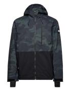 Mission Printed Block Jk Sport Sport Jackets Black Quiksilver