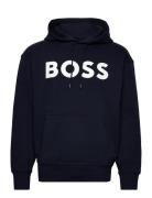 Webasichood Tops Sweat-shirts & Hoodies Hoodies Navy BOSS