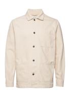 Heavy Twill Overshirt - Gots/Vegan Tops Overshirts White Knowledge Cot...