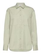 Shirt Tops Shirts Long-sleeved Green Rosemunde