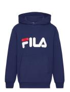 Baj Classic Logo Hoody Sport Sweat-shirts & Hoodies Hoodies Blue FILA