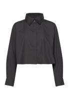 Jabe Shirt Tops Shirts Long-sleeved Black Stylein