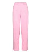 Diana Split Pants Bottoms Trousers Straight Leg Pink A-View