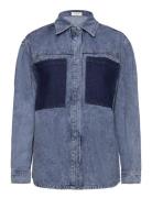 Daytona Denim Shirt Tops Shirts Long-sleeved Blue NORR