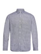 Men`s Shirt Ls Tops Shirts Casual Blue Garcia