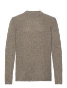 Mozart Sweater Tops Knitwear Round Necks Brown Urban Pi Ers