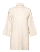 Sc-Nessie Tops Knitwear Turtleneck White Soyaconcept