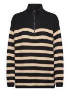 Sc-Julia Tops Knitwear Jumpers Black Soyaconcept