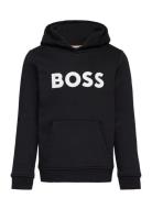 Hooded Sweatshirt Tops Sweat-shirts & Hoodies Hoodies Black BOSS