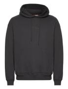 Contemporary Hoodie Tops Sweat-shirts & Hoodies Hoodies Black BOSS