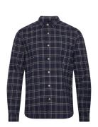 Mmgmarco Brush Shirt Tops Shirts Casual Navy Mos Mosh Gallery