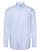 H-Hank-Kent-C1-214 Tops Shirts Business Blue BOSS