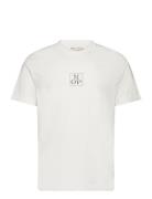 T-Shirts Short Sleeve Tops T-shirts Short-sleeved Cream Marc O'Polo