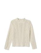 Nkftadutski Ls Knit Tops Knitwear Pullovers Cream Name It