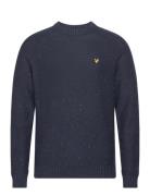 Raglan D Gal Crew Neck Tops Knitwear Round Necks Navy Lyle & Scott