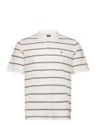 Jprbluwin Polo Ss Stripe Tops Polos Short-sleeved White Jack & J S