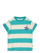 Enzo Tops T-shirts Short-sleeved Blue Molo