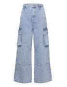 2Nd Edition Franz Tt - Structure De Bottoms Jeans Wide Blue 2NDDAY