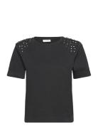 Cmmuse-Tee Tops T-shirts & Tops Short-sleeved Black Copenhagen Muse