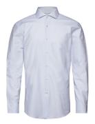 H-Hank-Spread-C1-222 Tops Shirts Business Blue BOSS