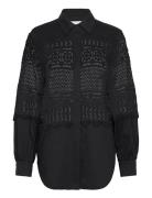 Cmvitra-Long-Shirt Tops Shirts Long-sleeved Black Copenhagen Muse