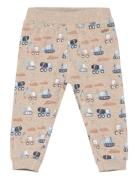 Pants Aop Bottoms Sweatpants Beige Minymo