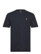 Slub T Shirt Tops T-shirts Short-sleeved Navy Lyle & Scott