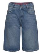 Denim Bermuda Shorts Bottoms Shorts Blue Hugo Kids