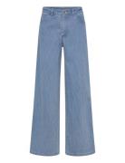 Ashtonrs Pant Bottoms Jeans Wide Blue Résumé