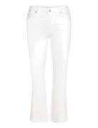 Sienna Flared Cropped Jeans Bottoms Jeans Flares White Mango