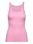 Cc Heart Silk Camisole Tops T-shirts & Tops Sleeveless Pink Coster Cop...