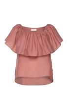 Cmmolly-Blouse Tops Blouses Short-sleeved Pink Copenhagen Muse