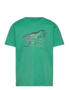 Printed T-Shirt Tops T-shirts Short-sleeved Green Tom Tailor